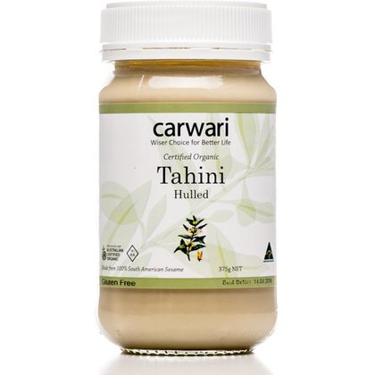 Organic Hulled Tahini 375g, Carwari