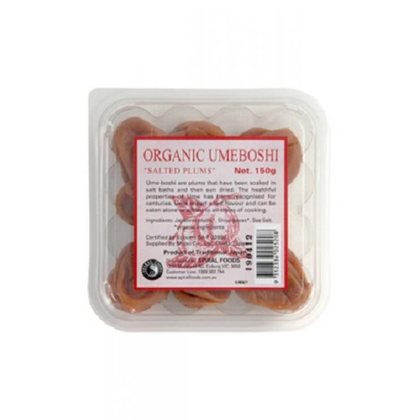Umeboshi Plums 150g, Spiral Foods