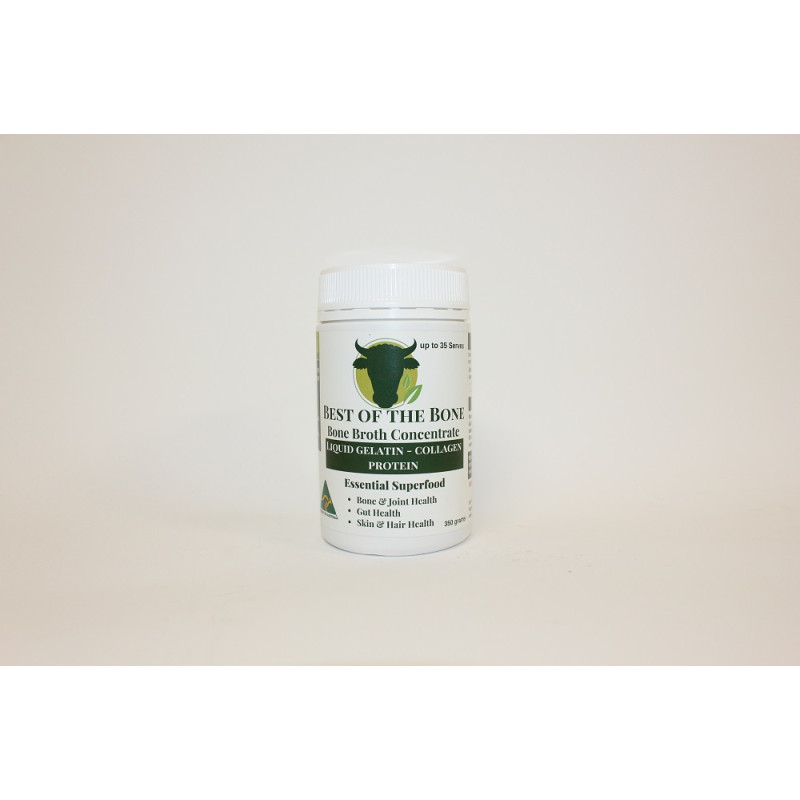 Australian Grass Fed Bone Broth Liquid Concentrate 375g by BEST OF THE BONE