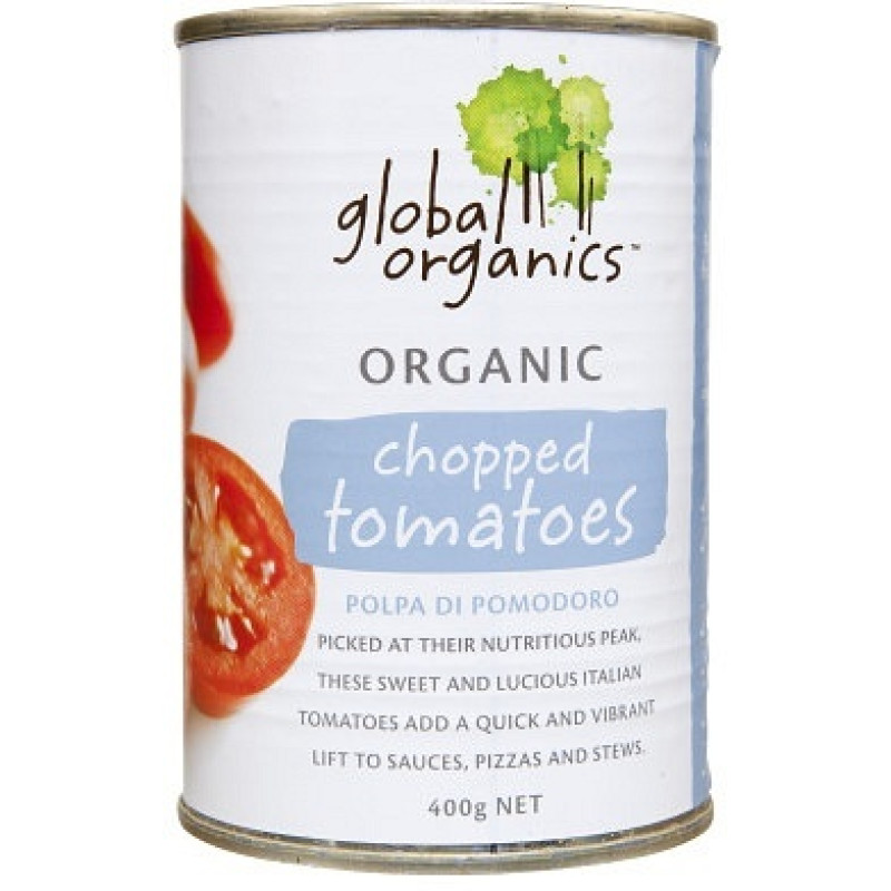 Chopped Tomatoes 400g by GLOBAL ORGANICS