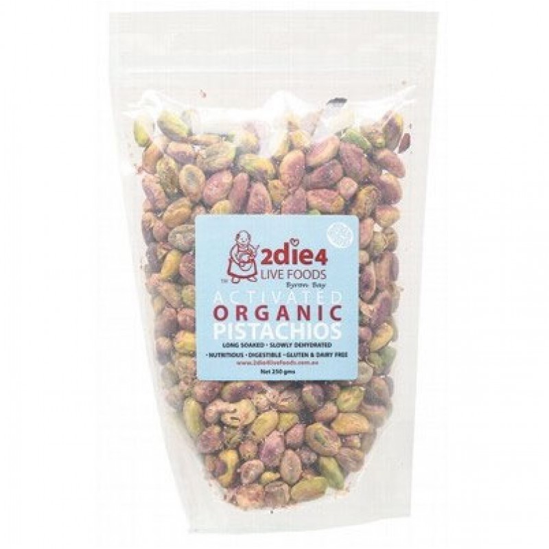 Activated Organic Pistachios 250g by 2DIE4