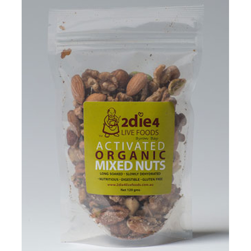 Activated Organic Mixed Nuts 300g by 2DIE4