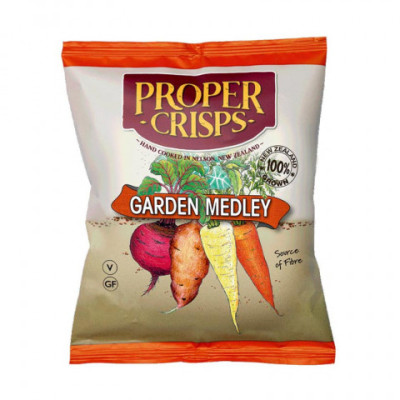 Garden Medley Crisps 100g by PROPER CRISPS