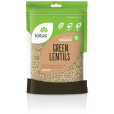 Organic Green Lentils 250g by LOTUS
