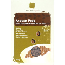 Andean Pops Chocolate Cereal 250g by OLIVE GREEN ORGANICS
