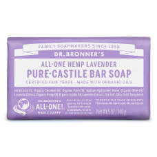 Castile Bar Soap Lavender 140g by DR BRONNER'S