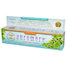 Licorice Ayurvedic Toothpaste 117g by AUROMERE
