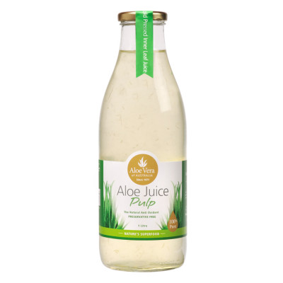 Aloe Vera Juice With Pulp 1L by ALOE VERA OF AUSTRALIA