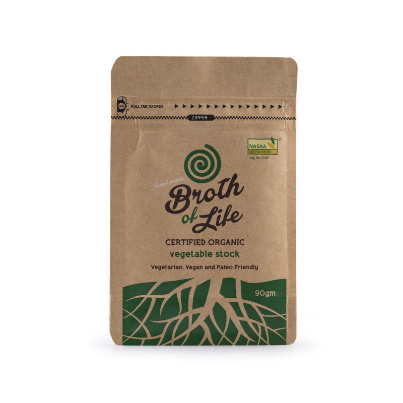 Organic Vegetable Stock 90g by BROTH OF LIFE