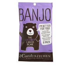 Banjo Bear Coconut (8 Pack) by THE CAROB KITCHEN