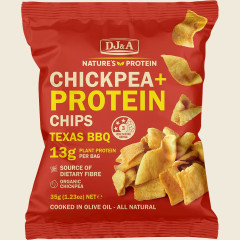 Chickpea + Protein Chips - Texas BBQ 35g by DJ&A