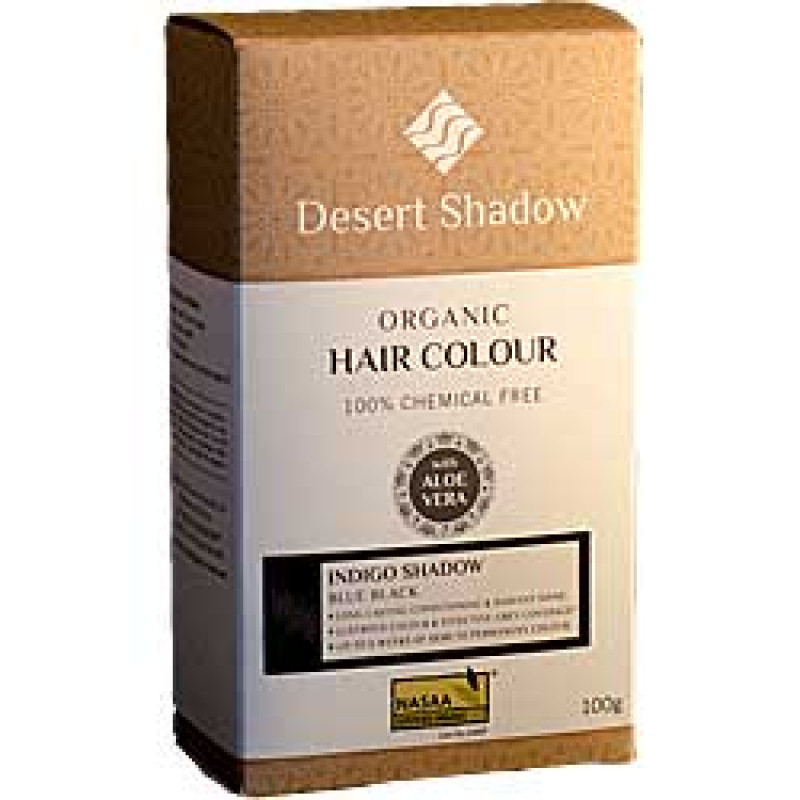 Indigo Shadow Organic Hair Colour 100g by DESERT SHADOW