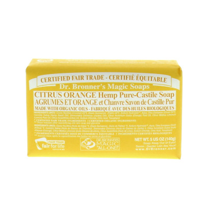 Castile Bar Soap Citrus 140g by DR BRONNER'S
