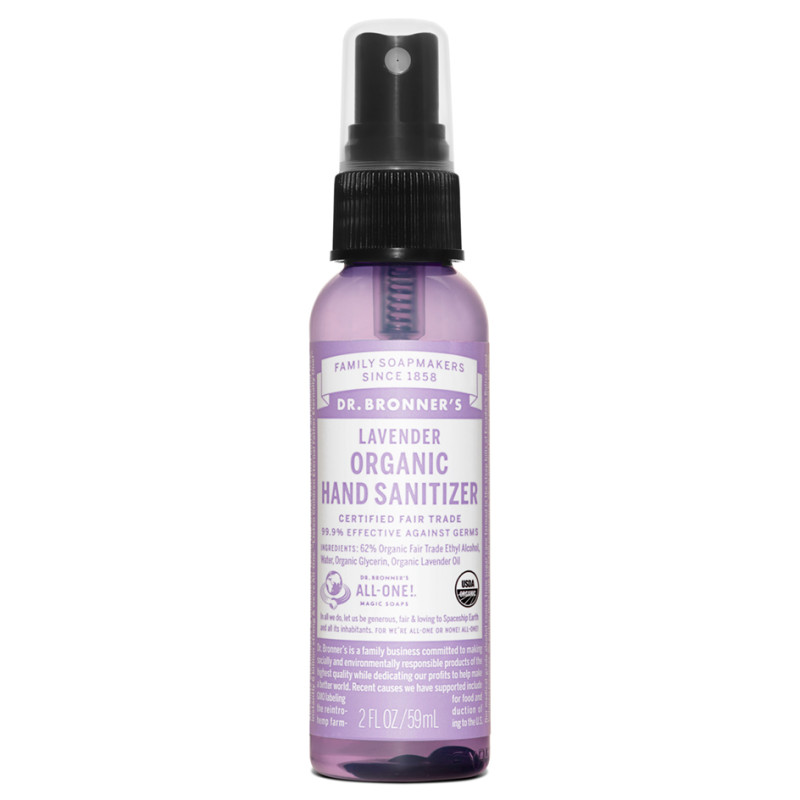 Hand Sanitizing Spray Lavender 59ml by DR BRONNER'S