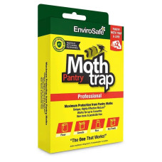 Pantry Moth Traps (2 Traps & 2 Lures) by ENVIROSAFE