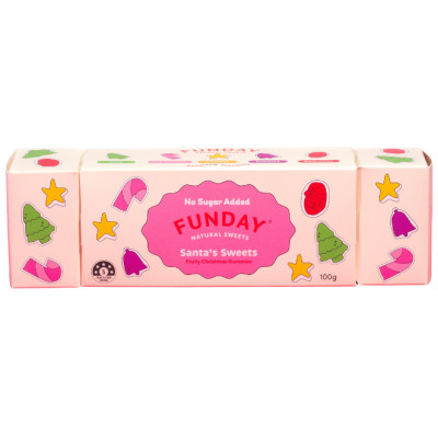 Santa's Sweets Festive Gummies Bon Bon 100g by FUNDAY
