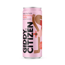 Giddy Fizz Soda Strawberry Vanilla 330ml by GIDDY CITIZEN