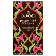 Peppermint & Licorice Tea Bags (20) by PUKKA