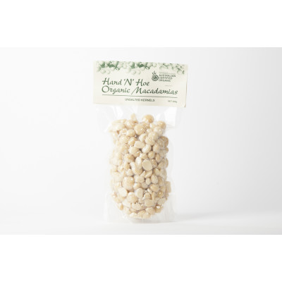 Organic Raw Macadamia Kernels 500g by HAND 'N' HOE