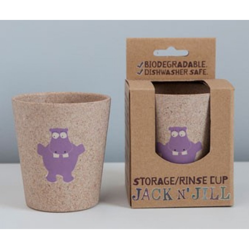 Storage/Rinse Cup Hippo by JACK N' JILL