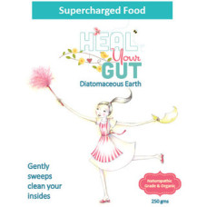 Heal Your Gut Powder - Diatomaceous Earth 250g by SUPERCHARGED FOOD