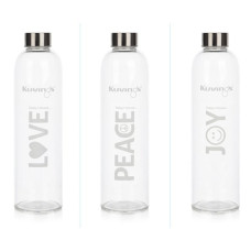 Glass Water Bottle - Joy 1L by KUVINGS