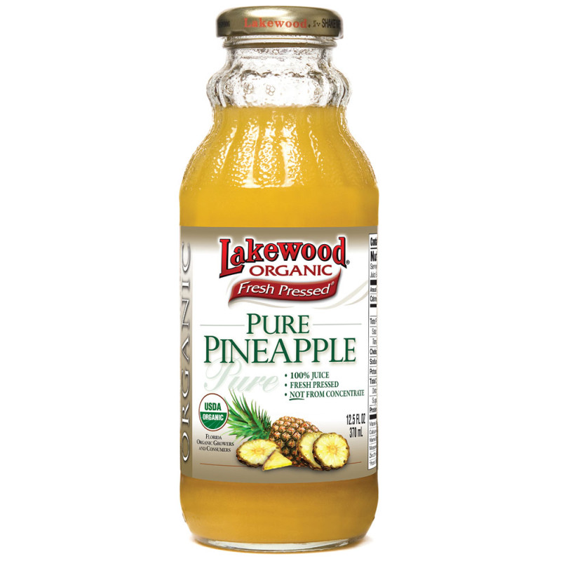 Organic Pineapple Juice 946ml by LAKEWOOD