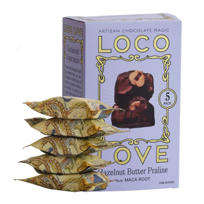 Hazelnut Butter Praline 5 Pack 5x35g by LOCO LOVE
