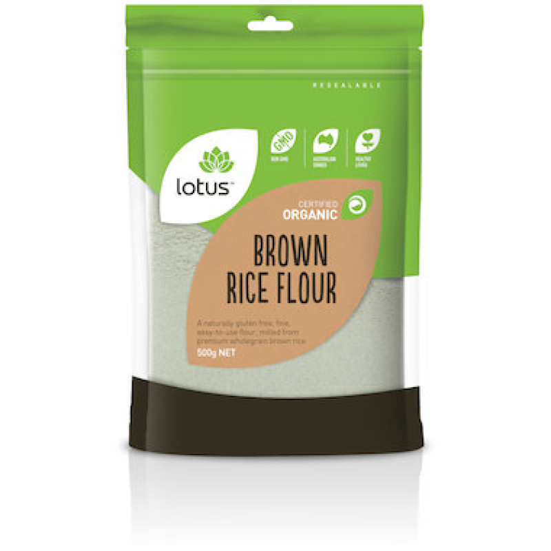 Brown Rice Flour 500g by LOTUS Brown Rice Flour 500g by LOTUS