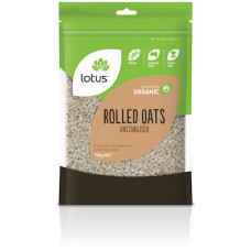 Organic Rolled Oats Unstabilised 750g by LOTUS