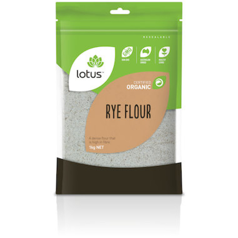 Organic Rye Flour 1kg by LOTUS