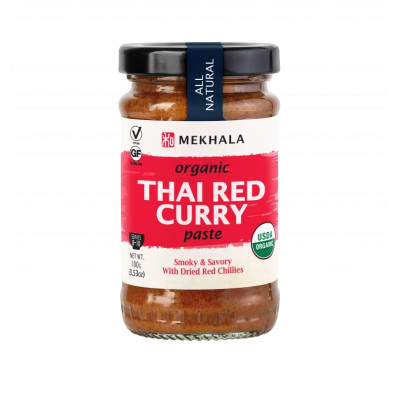 Organic Thai Red Curry Paste 100g by MEKHALA