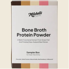 Bone Broth Protein Powder Sampler Box 5x30g by MITCHELLS