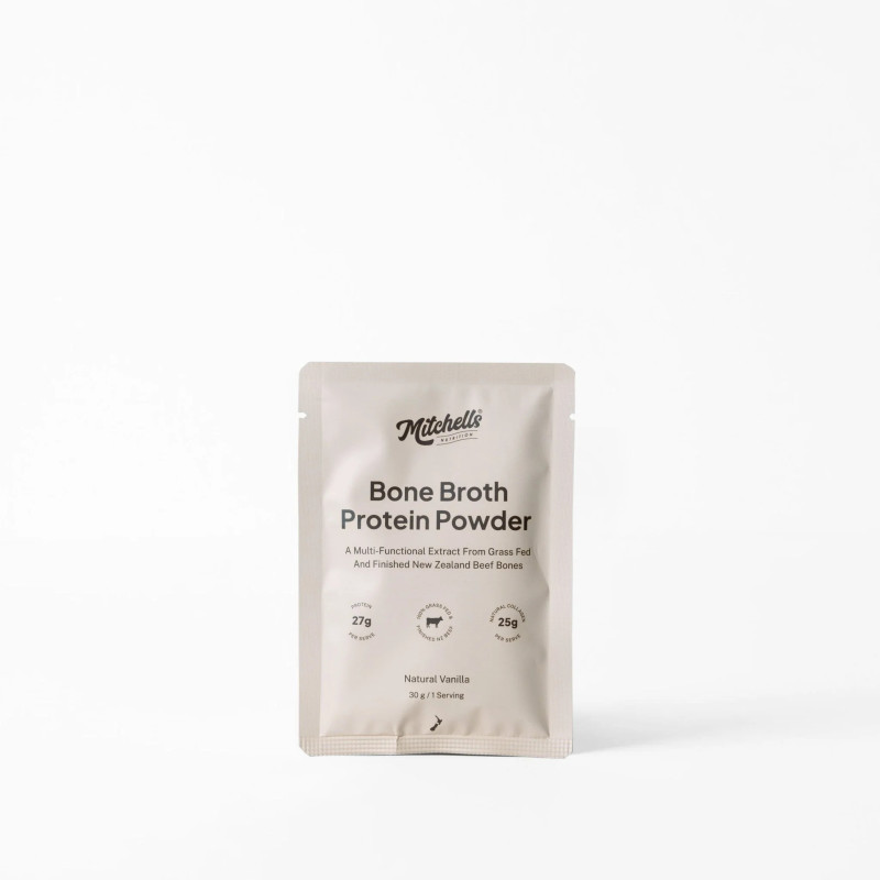 Bone Broth Protein Powder Vanilla 30g by MITCHELLS