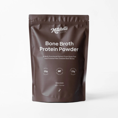 Bone Broth Protein Powder Chocolate 500g by MITCHELLS