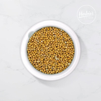 Yellow Mustard Seed Whole 75g by HERBIE'S SPICES