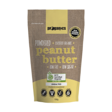 Organic Powdered Peanut Butter - Unsalted & Unsweetened 150g by PROGANICS