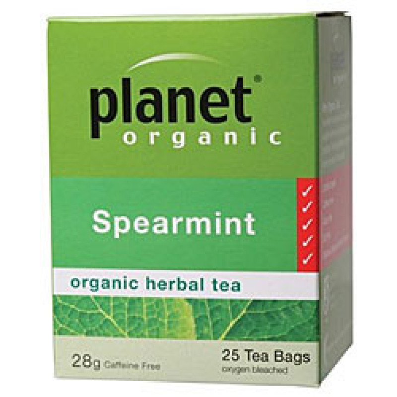 Spearmint Teabags (25) by PLANET ORGANIC