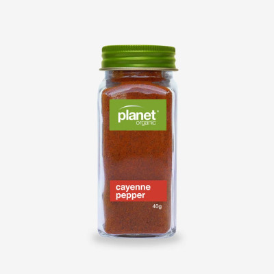 Organic Cayenne Pepper 40g by PLANET ORGANIC