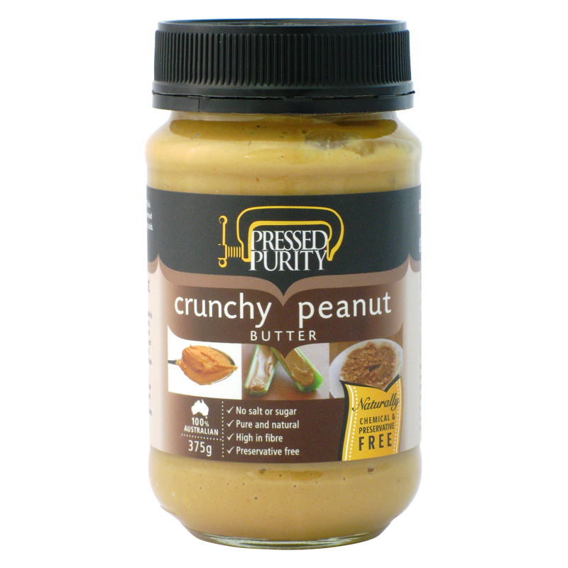 Peanut Butter Crunchy 375g by PLENTY