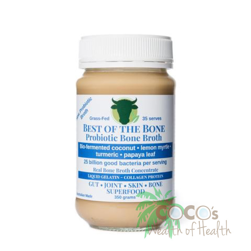 Organic Probiotic Grass Fed Beef Bone Broth Concentrate 350g