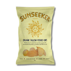 Organic Grass-Fed Beef Tallow Potato Chips 140g by SUNSEEKER SNACKS