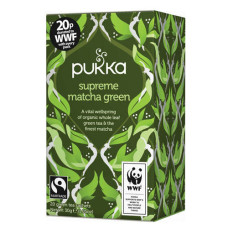 Supreme Matcha Green Tea Bags (20) by PUKKA