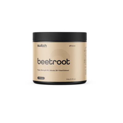 Beetroot Triple Strength 6% Nitrate 30:1 Dual Extract 150g by SWITCH NUTRITION