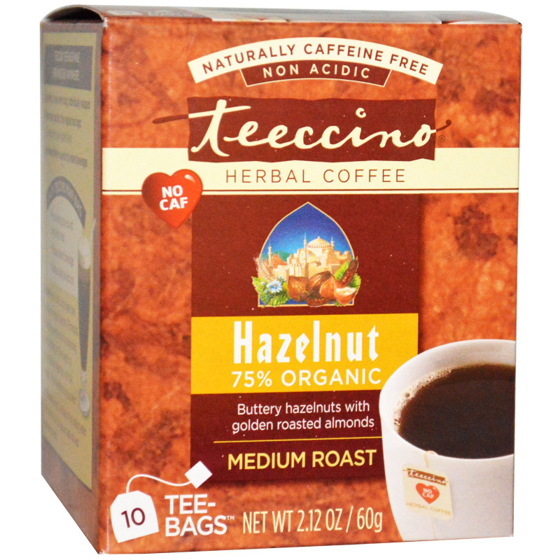 Hazelnut Herbal Coffee Tea Bags (10) by TEECCINO