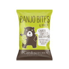 Carob Coated Sultanas 6 x 20g by THE CAROB KITCHEN