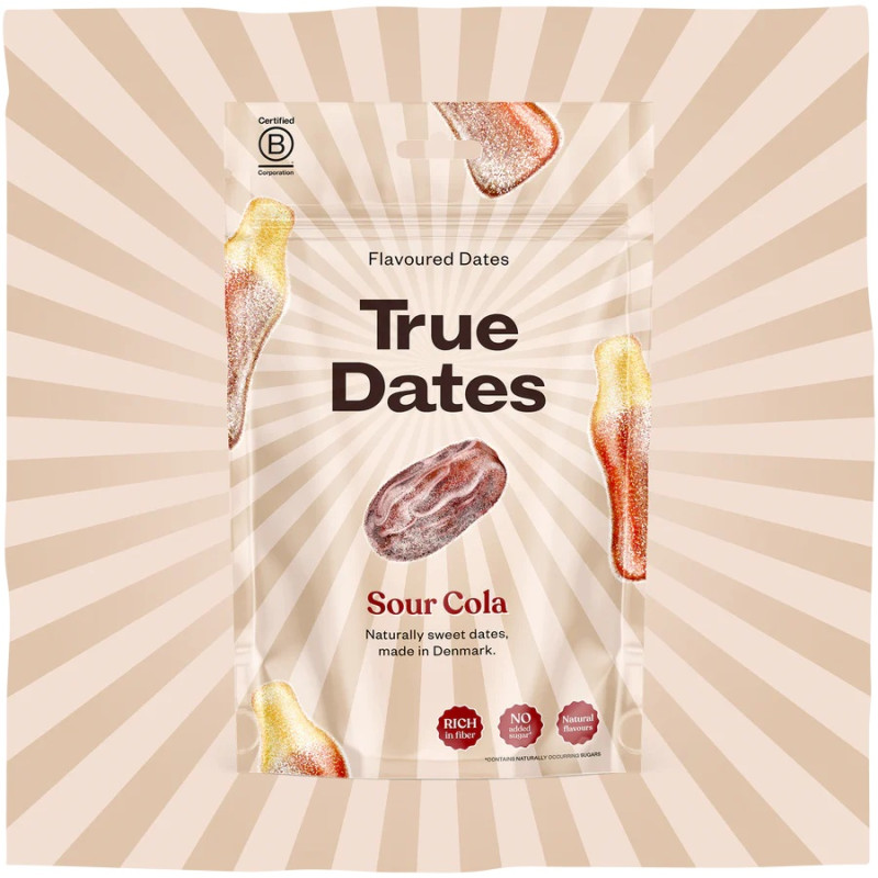 Sour Cola Flavoured Dates 100g by TRUE DATES