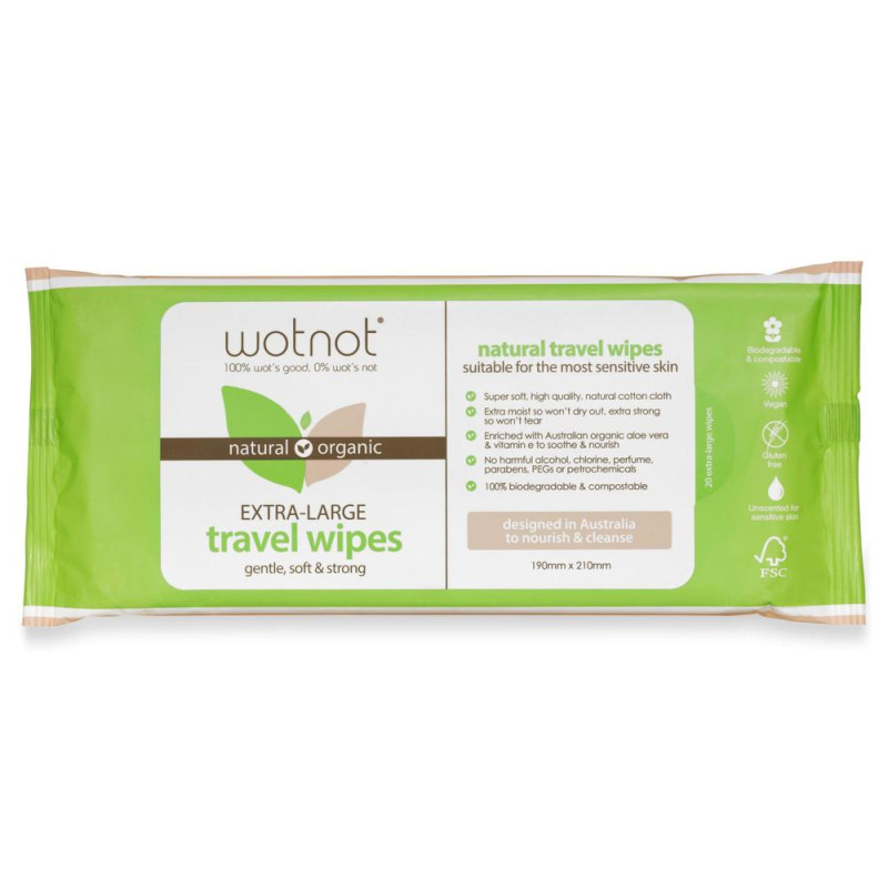 Travel Wipes Refill (20) by WOTNOT
