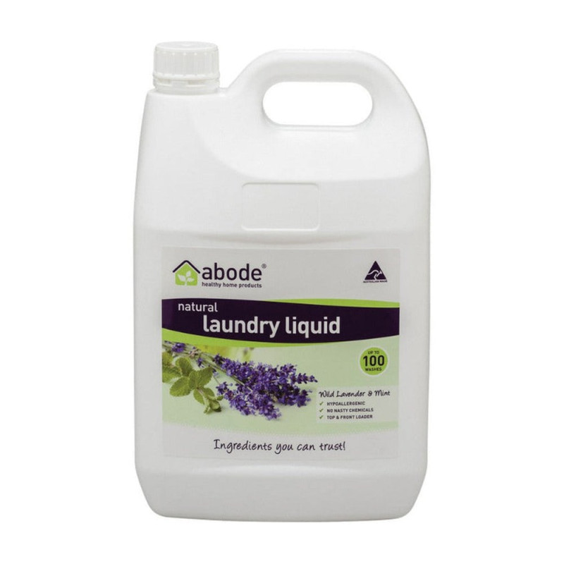 Laundry Liquid - Wild Lavender & Mint 4L by ABODE Laundry Liquid - Wild Lavender & Mint 4L by ABODE