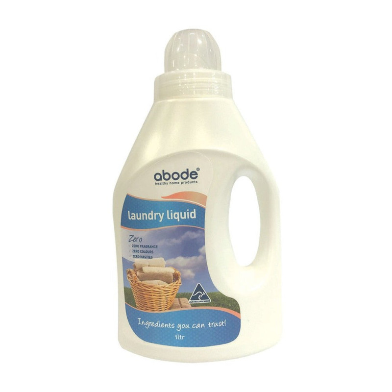 Zero Laundry Liquid Fragrance Free 1L by ABODE Zero Laundry Liquid Fragrance Free 1L by ABODE